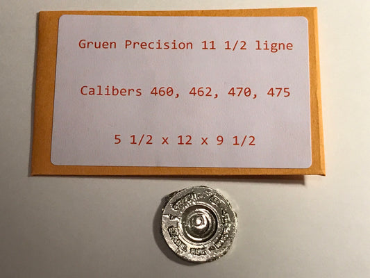 Gruen Factory Steel Mainspring for caliber 460, 462, 470 & 475 movements