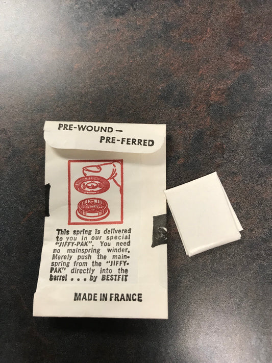 BESTFIT Mainspring 513C for Cyma / Tavannes 384, ETA 36, Benrus AP & Recta M - Alloy