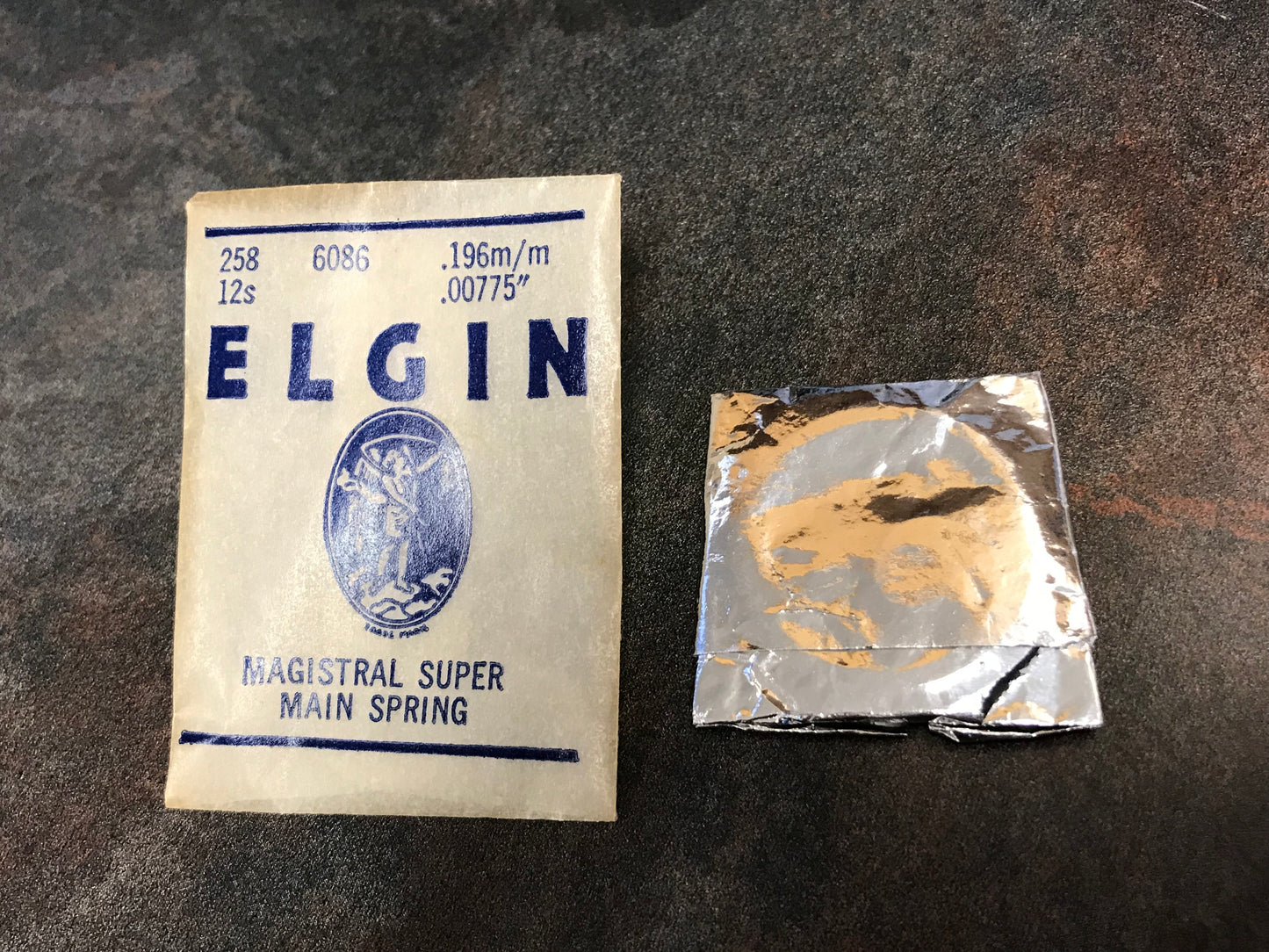 Elgin Factory Magistral Super Mainspring for 12s No. 6086 (2339) - Alloy
