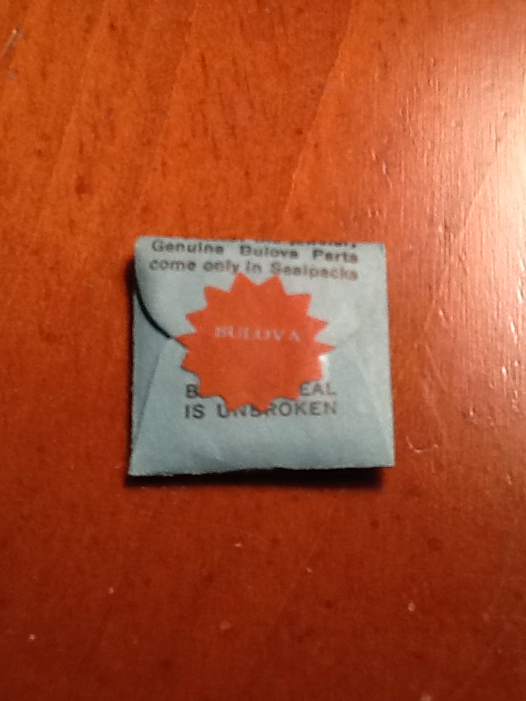 Bulova factory mainspring for caliber 7BS - steel