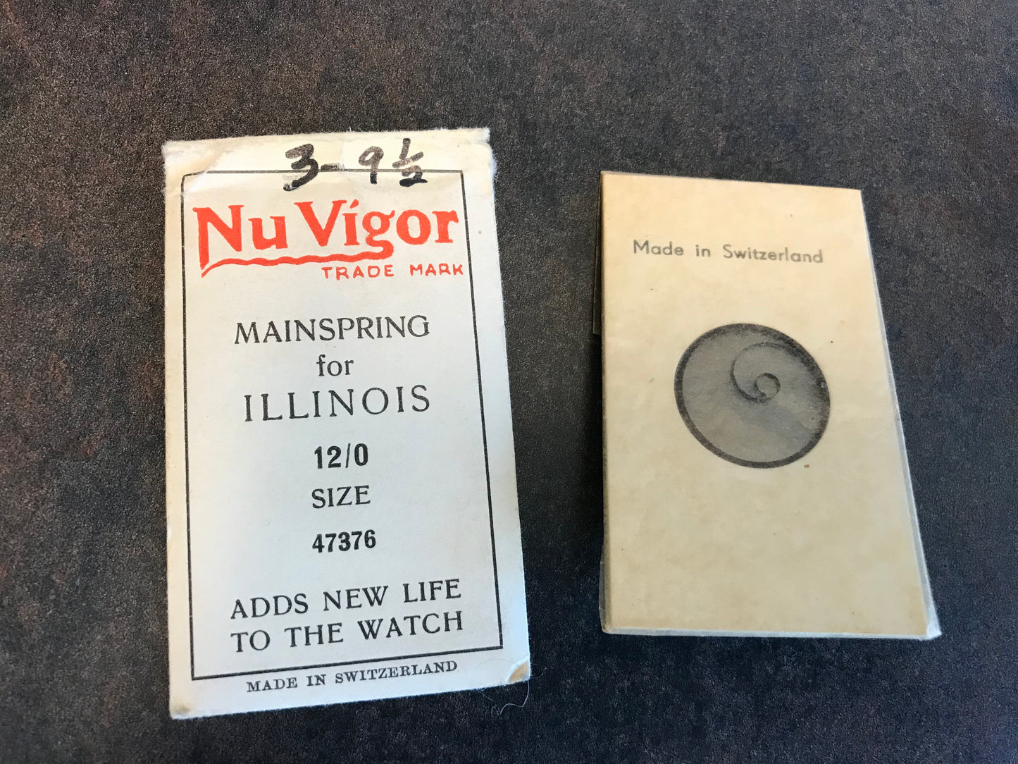 NuVigor Mainspring for Illinois 12/0s No. 47376 - Steel
