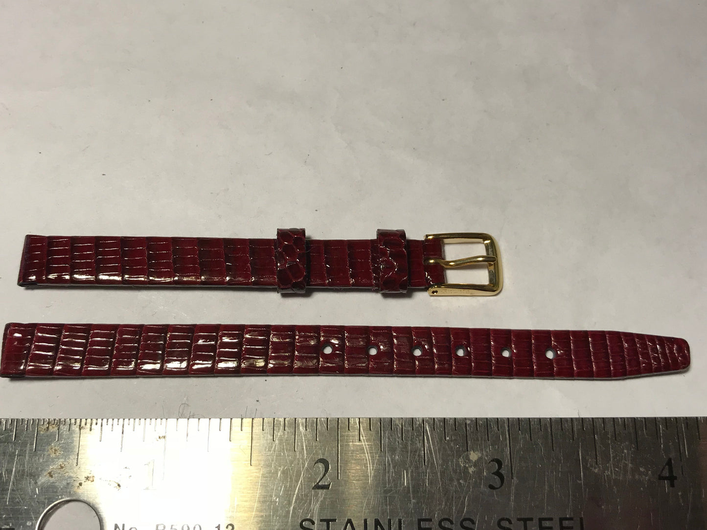 Downing 8mm Bourdo Genuine Lizard Wrist Watch Strap - New in Packaging
