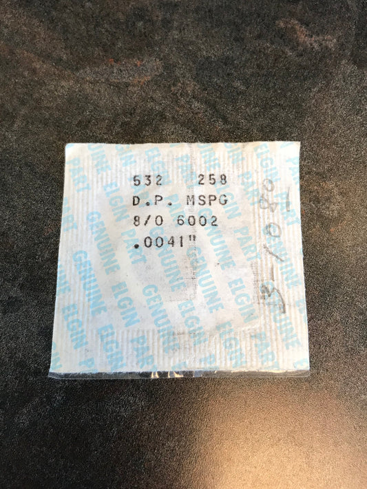 Elgin Factory DuraPower Mainspring for 8/0s No. 6002 - Alloy