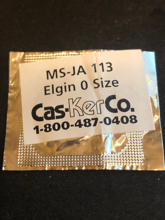 Cas-Ker Mainspring JA113 for 0s & 3/0s Elgin Factory No. 825 / 6094 - Alloy