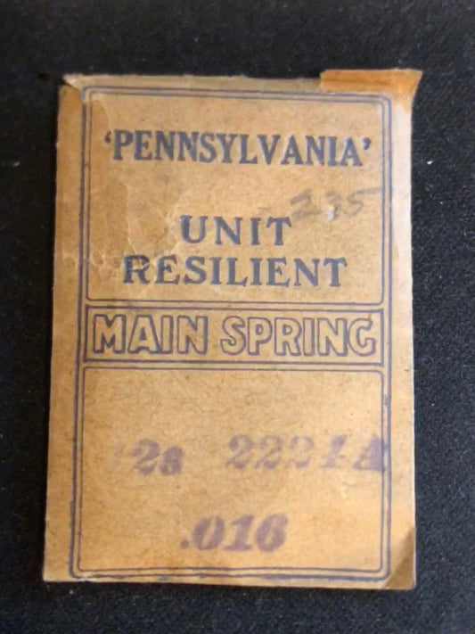 Pennsylvania Mainspring for Waltham 12s No. 2224A - Steel