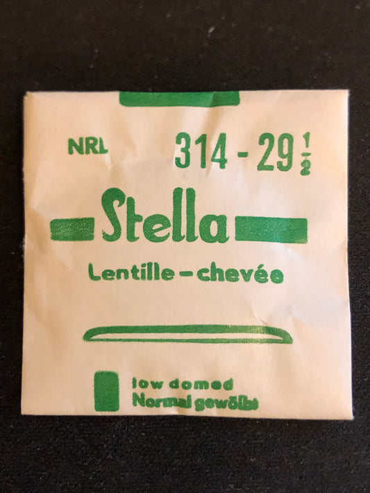 Stella NRL 314 - 29½ Wrist Watch Crystal 31.4mm - New