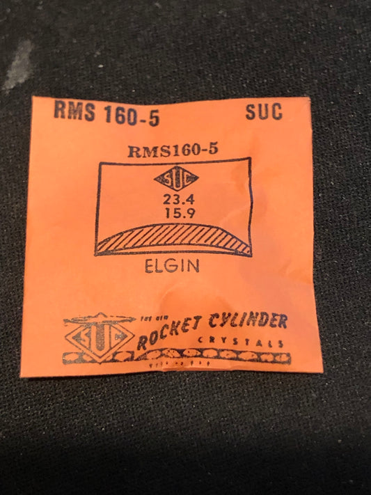 SUC Rocket Crystal RMS 160-5  for ELGIN 23.4 x 15.9mm - New