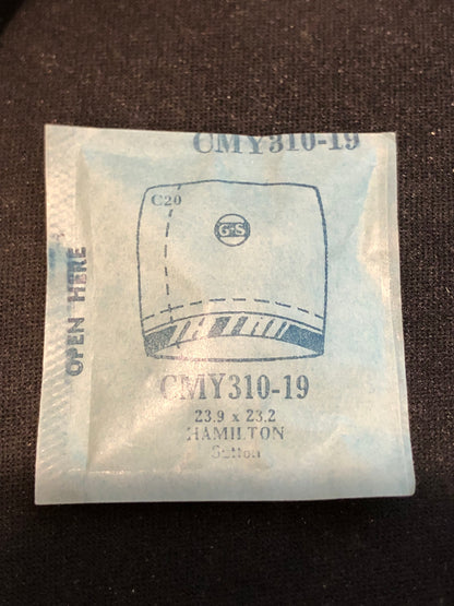 GS Fancy Crystal CMY310-19 for HAMILTON Sutton - 23.9 x 23.2 mm - New