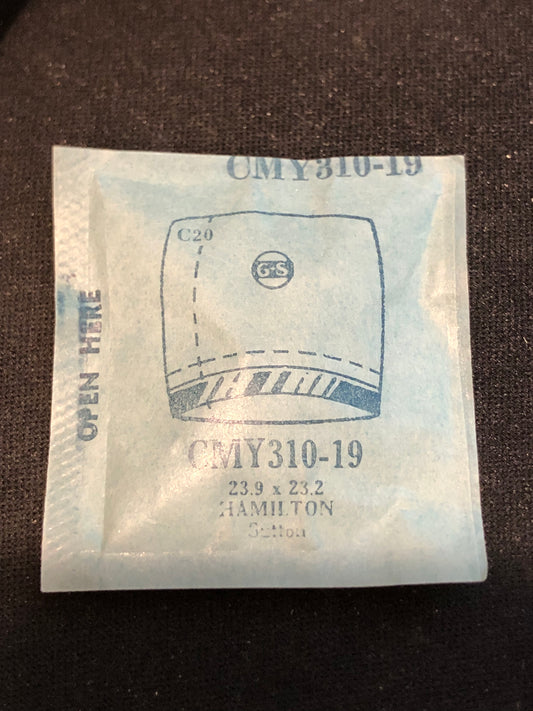 GS Fancy Crystal CMY310-19 for HAMILTON Sutton - 23.9 x 23.2 mm - New
