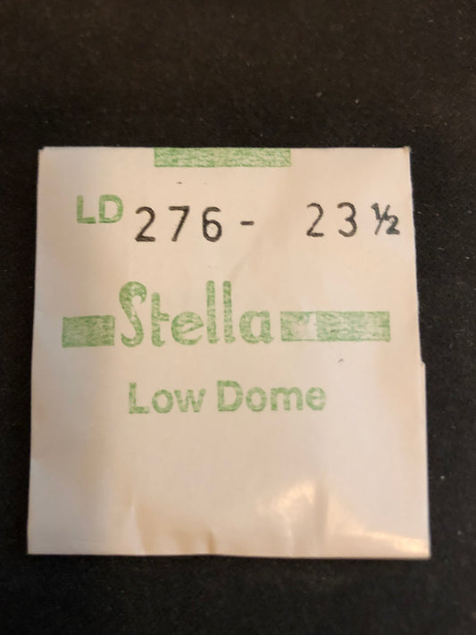 Stella LD-276 23½ Round Low Dome Wrist Watch Crystal 27.6mm - New
