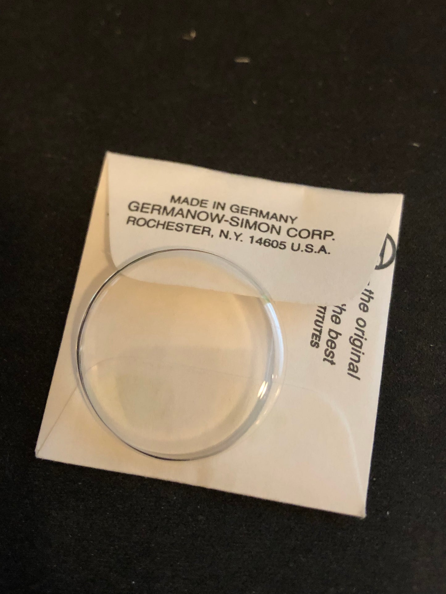 GS PK24¼ Wrist Watch Crystal 28.1mm - New