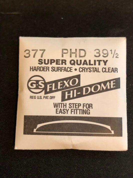 GS Flexo Round HI-DOME Crystal PHD 39½ - 37.7 mm - New