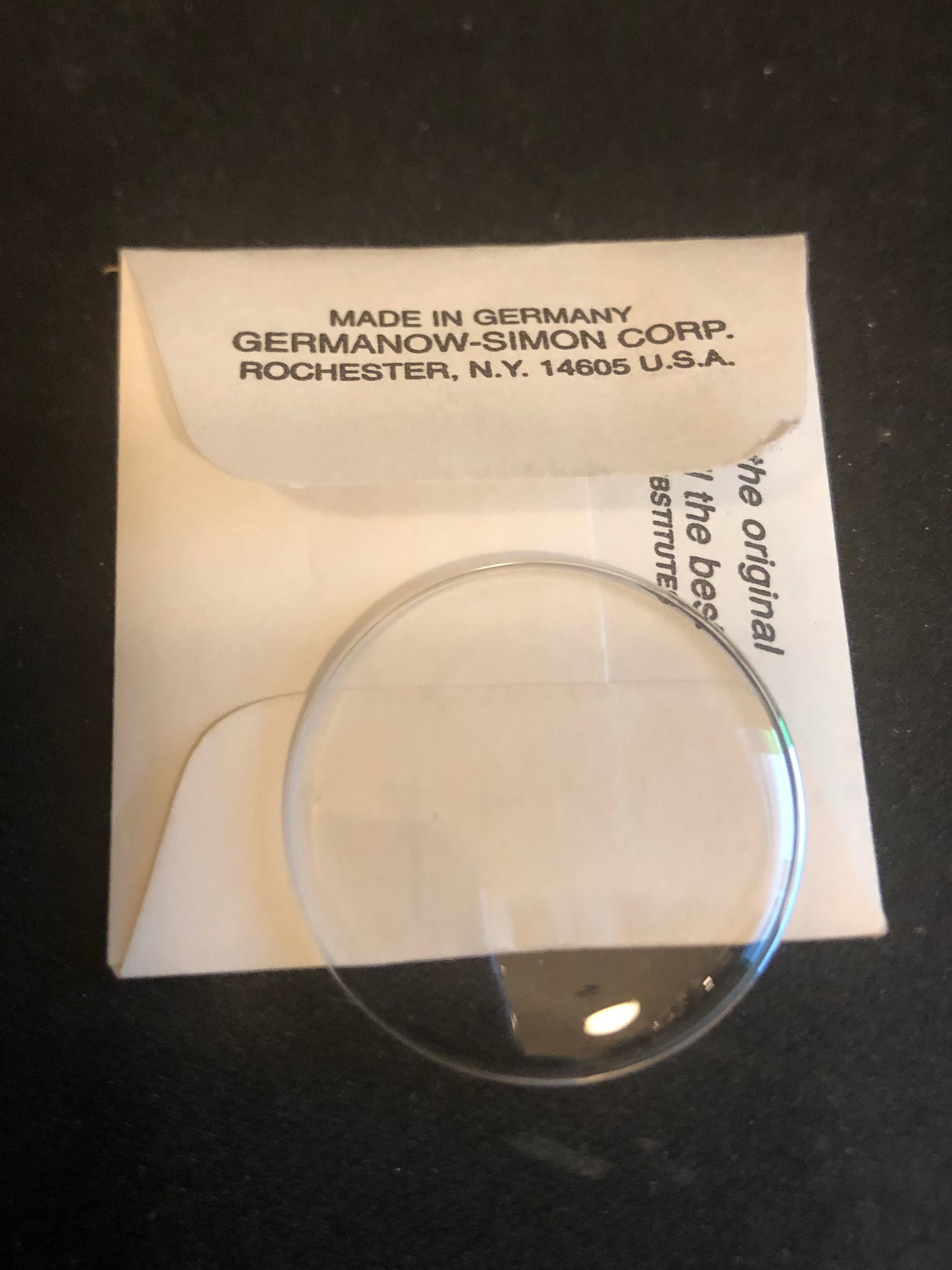 GS PK26¾ Wrist Watch Crystal 29.6mm - New