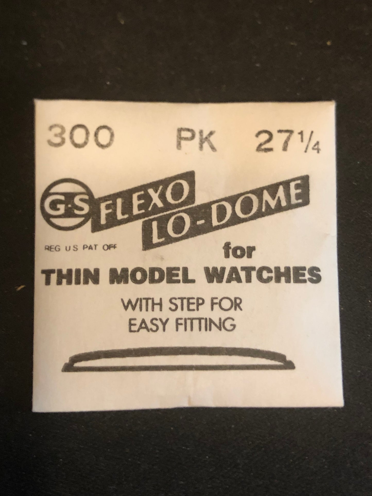 GS PK27¼ Wrist Watch Crystal 30.0mm - New