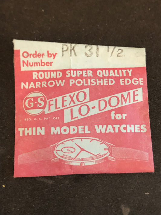 GS PK31½ Wrist Watch Crystal 32.7mm - New