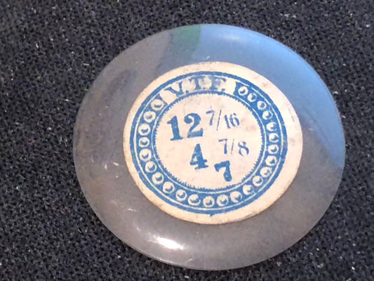 VTF Vintage Glass Hunting Case Watch Crystal 12-7/16 (~28.1mm) - NOS