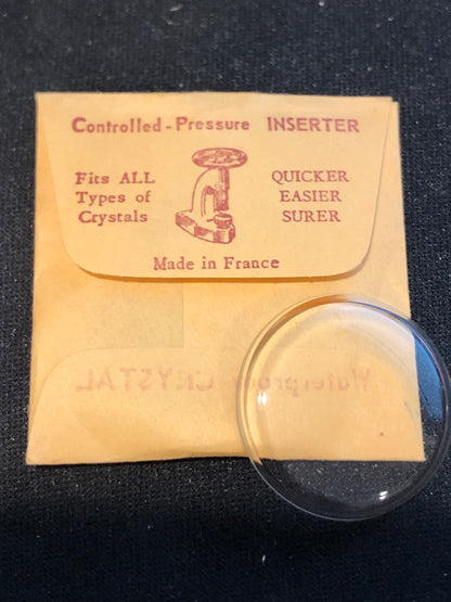 Borel #257 / 20½ Waterproof Wrist Watch Crystal 25.7mm - New