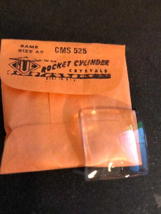 SUC Rocket Crystal RMA 225 for GRUEN Veri-Thin - 21.8 x 21.8mm - New