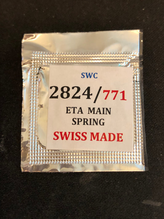 SWC Mainspring for ETA caliber 2824, 2824-A2 Automatic - Alloy