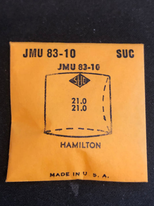 SUC Fancy Crystal JMU 83-10 for HAMILTON - 21.0 x 21.0mm - New