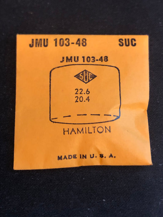 SUC Fancy Crystal JMU 103-48 for HAMILTON - 22.6 x 20.4mm - New