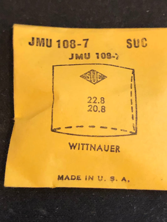 SUC Fancy Crystal JMU 108-7 for WITTNAUER - 22.8 x 20.8mm - New