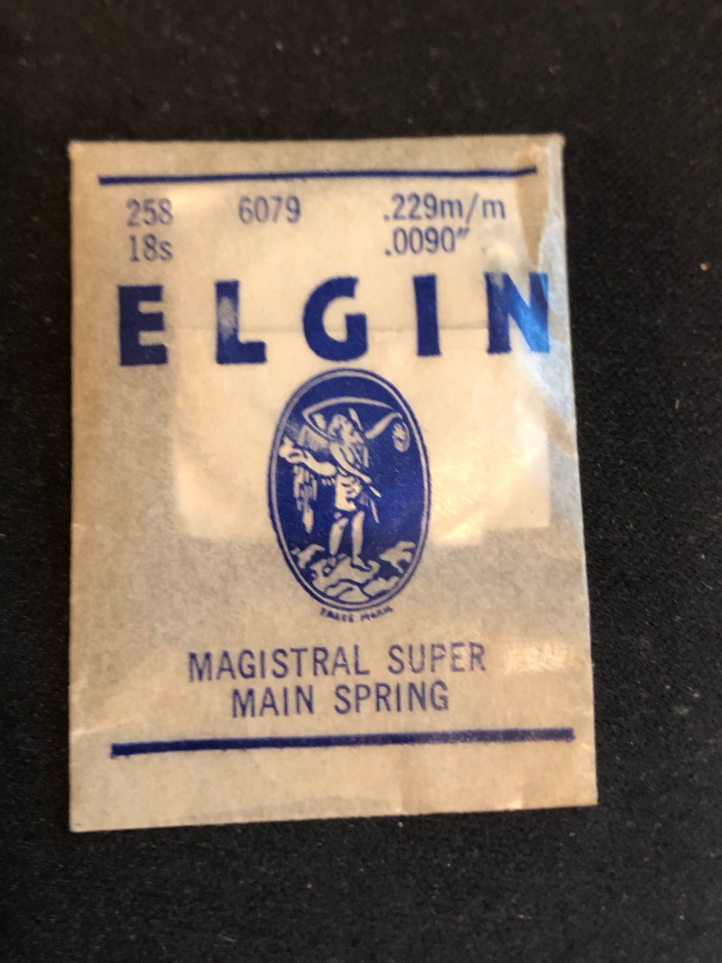 Elgin Factory Mainspring for 18s No. 6079 (812) - Alloy