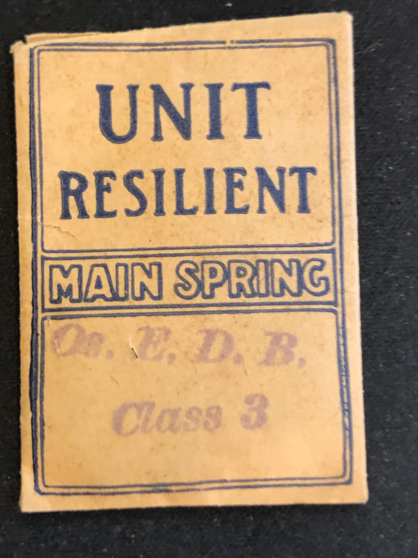 Elgin 0s Mainspring No. 825 Made by Waltham - Steel