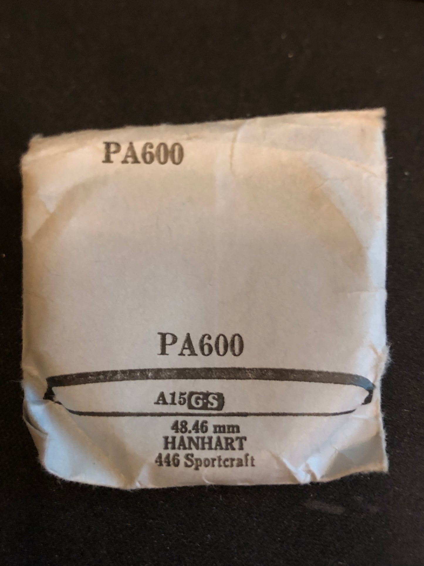 GS PA600 Pocket Watch Crystal for Hanhart Sportscraft Timer 48.46mm - New