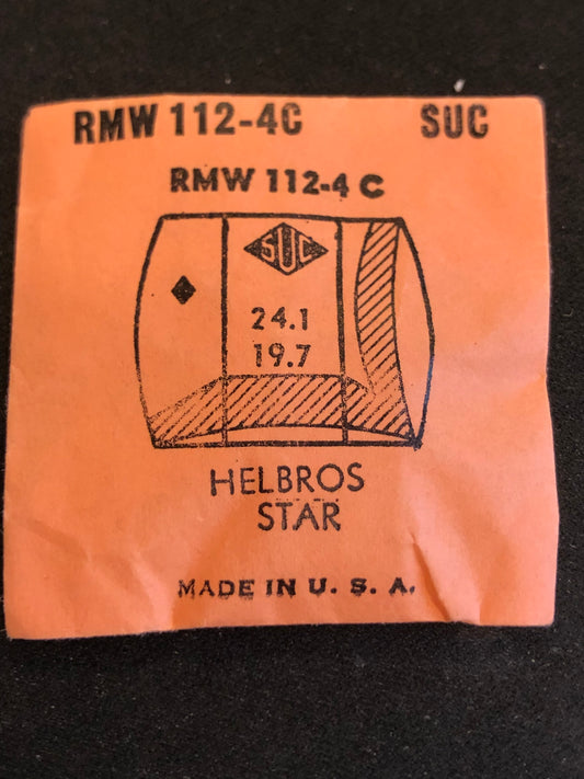 SUC Rocket Faceted Crystal RMW 112-4C for HELBROS - 24.1 x 19.7mm - New