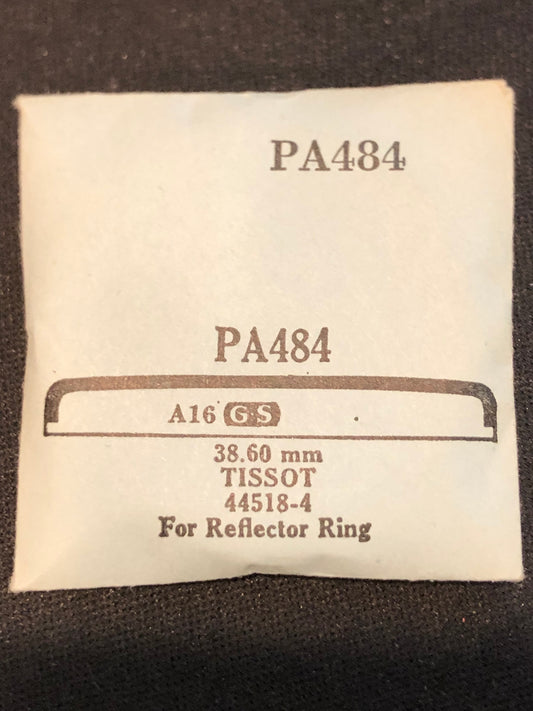 GS PA484 Watch Crystal 38.60 mm for TISSOT 44518-4 - New