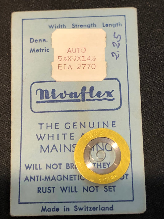 Nivaflex Mainspring for ETA caliber 2770 automatic - Alloy