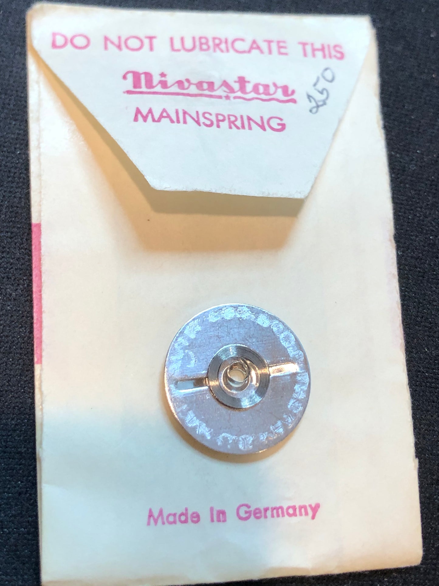 HR Nivastar Mainspring G618 for Precimax caliber 250 - Alloy