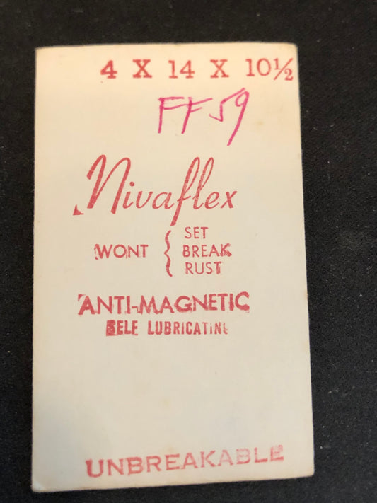 Nivaflex Mainspring for Font 59, Bulova 6WM - Alloy