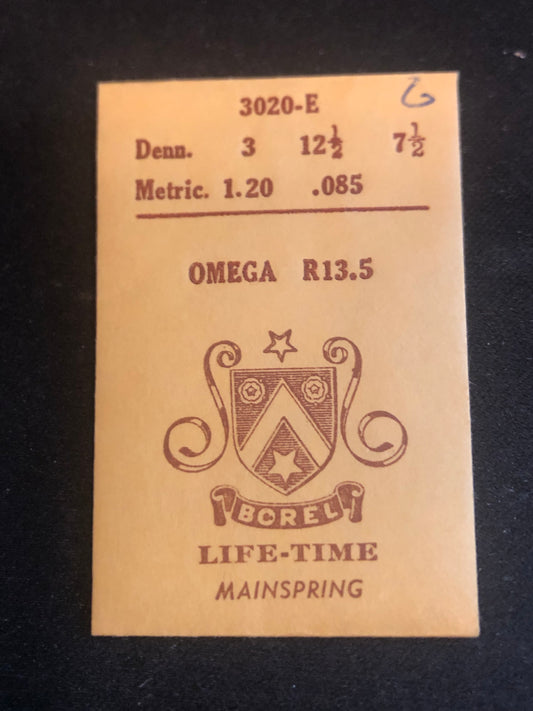 Borel Mainspring No. 3020-E for Omega R13.5 (240) - Alloy