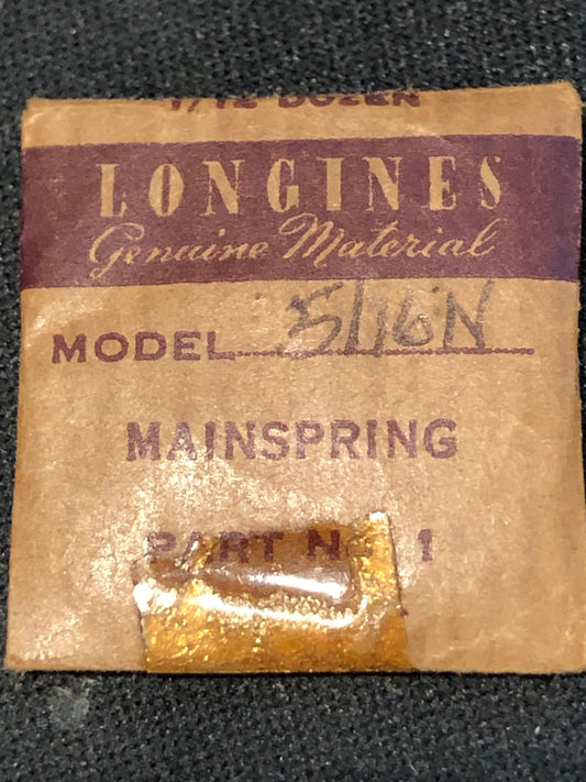 Longines Factory Mainspring for caliber 5/16N - Steel