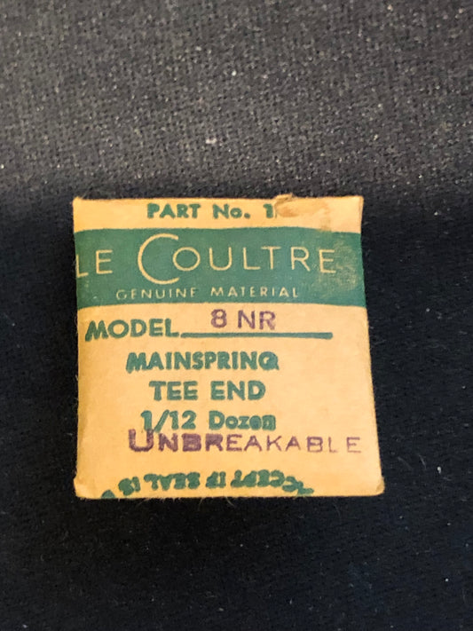 LeCoultre Factory Mainspring for caliber 8NR, 496 - Alloy