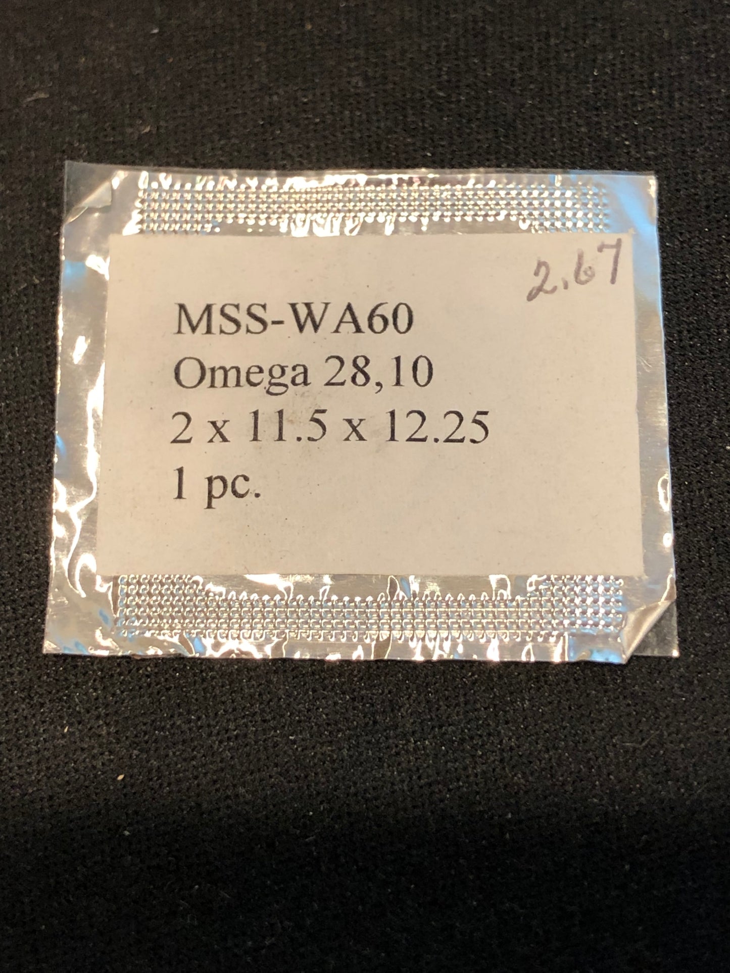 BESTFIT Mainspring WA60 for Omega caliber 28.10 & 330 to 355 Automatic - Alloy