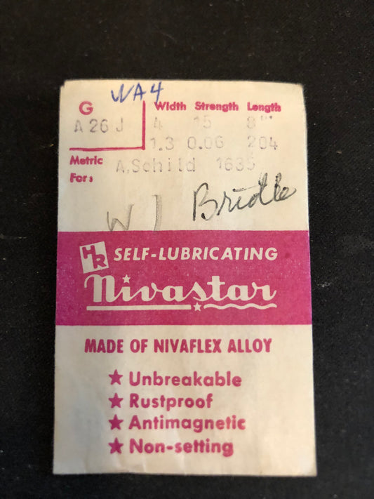 HR Nivastar Mainspring GA26J for A. Schild 1635 Automatic - Alloy