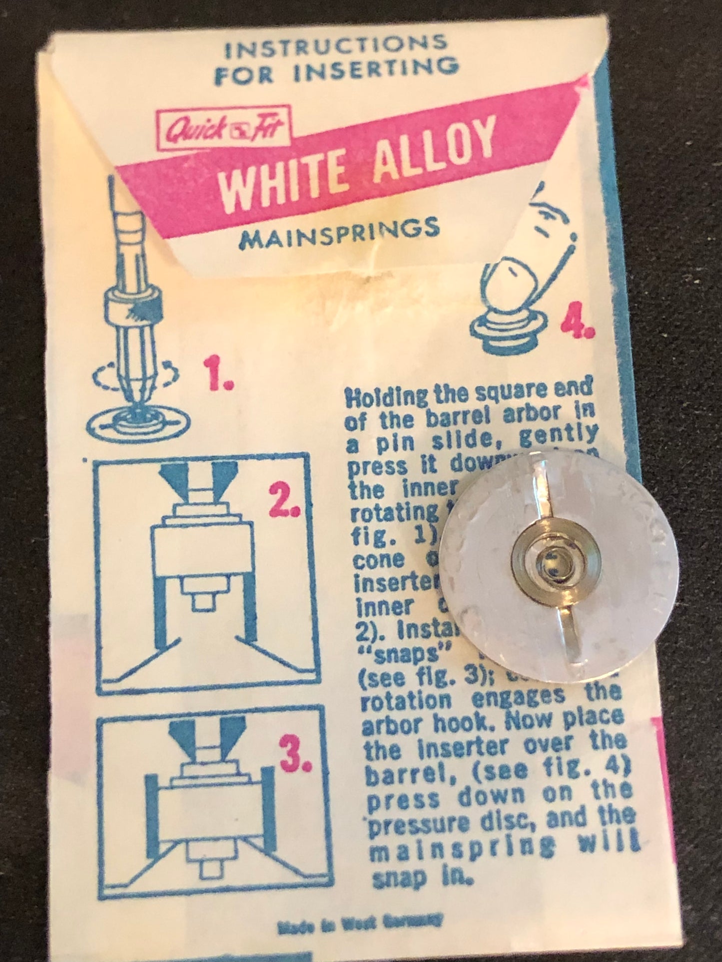 HR Quick Fit Mainspring K311 for Tissot caliber 15.2, 15.3 15.3-2 - Alloy