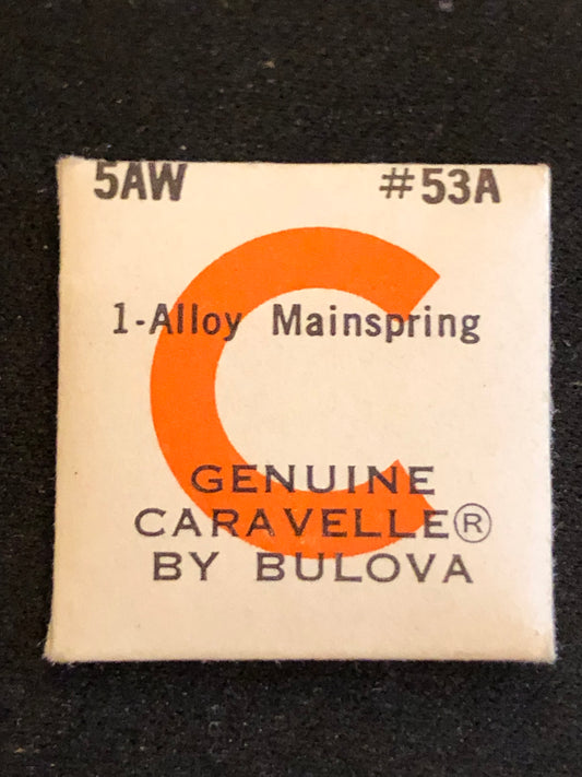 Bulova Factory Mainspring for Caravelle caliber 5AW - Alloy