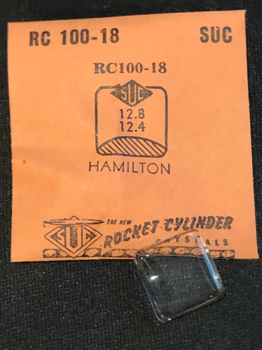 SUC Rocket Crystal RC 100-18 for HAMILTON - 12.8 x 12.4mm - New