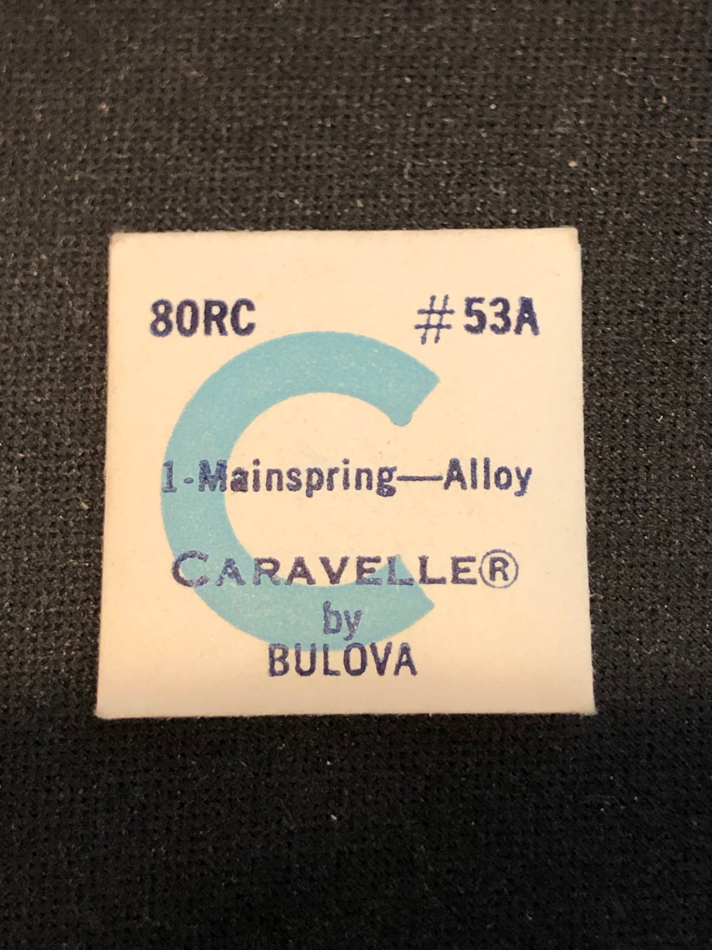 Bulova Factory Mainspring for Caravelle caliber 8ORC - Alloy