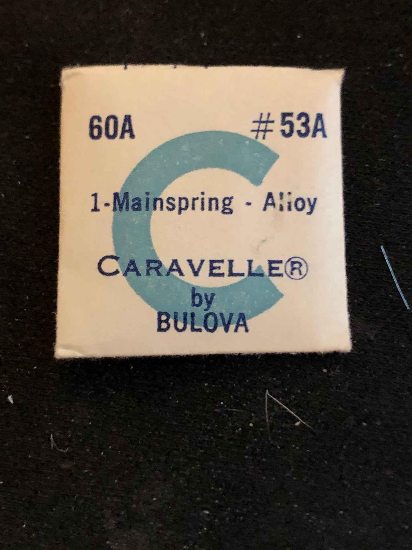 Bulova Factory Mainspring for Caravelle caliber 6OA - Alloy