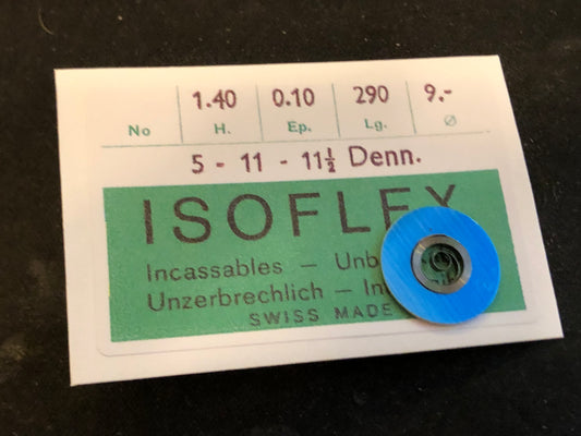 ISOFLEX Alloy Mainspring for AS 373, ETA 785, 855, Omega 21.7, GP 91 + many others
