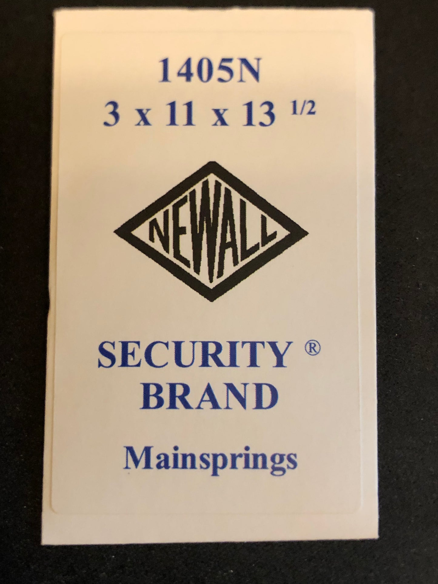 NEWALL Mainspring #1405N for Lemania 3150, 3160, 3170, 3540 - Alloy