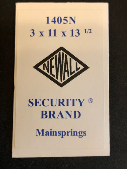 NEWALL Mainspring #1405N for Lemania 3150, 3160, 3170, 3540 - Alloy