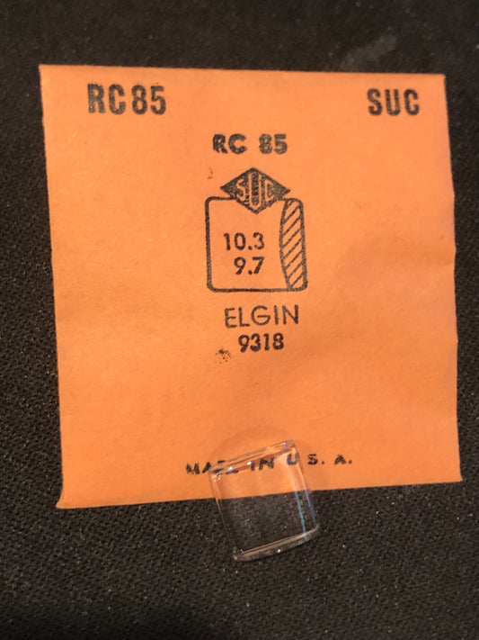 SUC Rocket Crystal RC 85 for ELGIN - 10.3 x 9.7mm - New