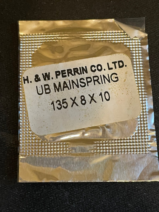 H. & W. Perrin Alloy Mainspring for Font 61, 120, 123, 180, Bulova 6AK, 6AX, 6AZ, 8AE many others