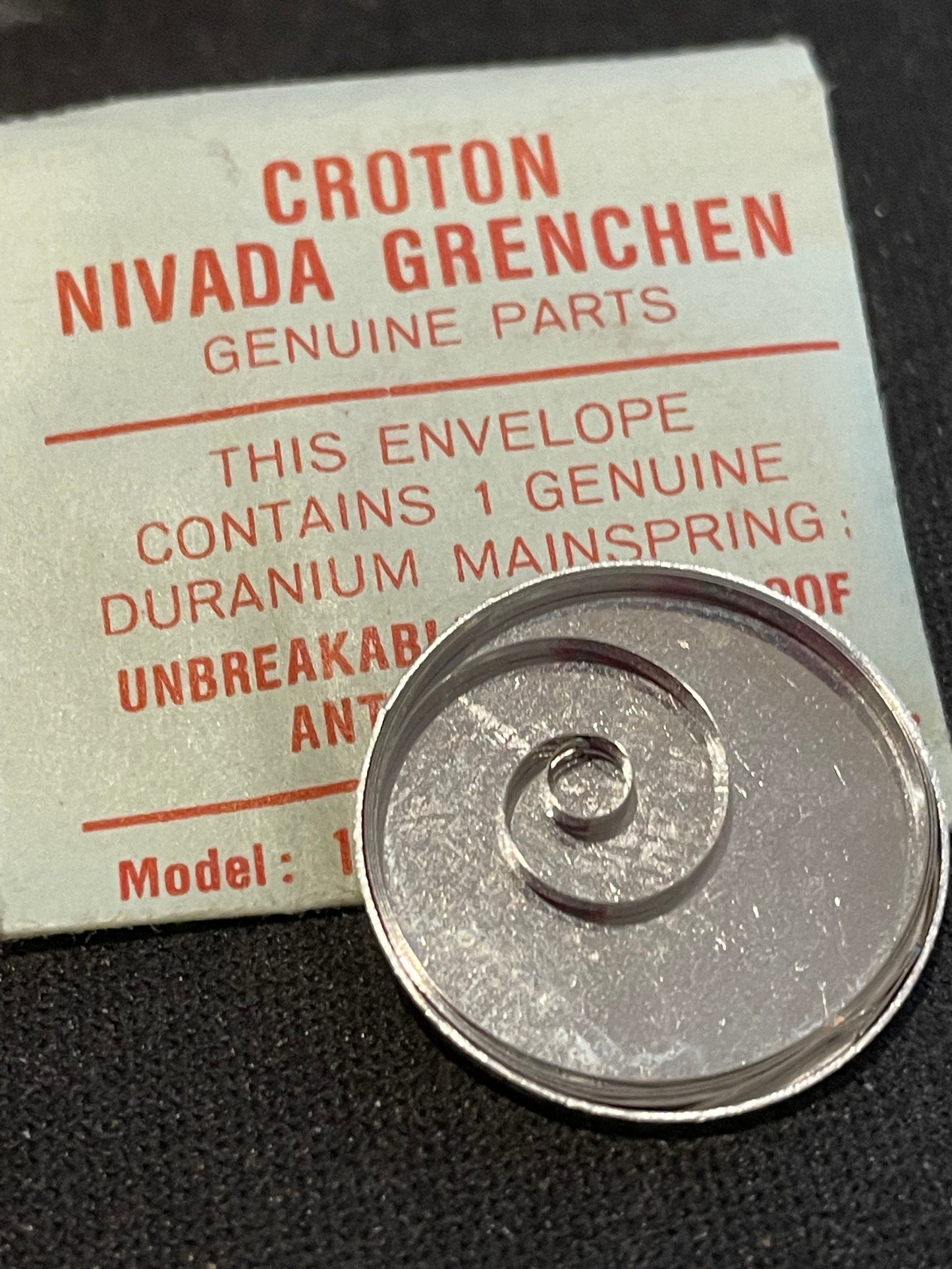 Croton Duranium Alloy Mainspring for FEF caliber 222